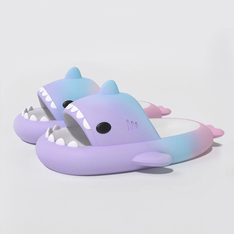 Rainbow Shark House Slippers - Product Image 3