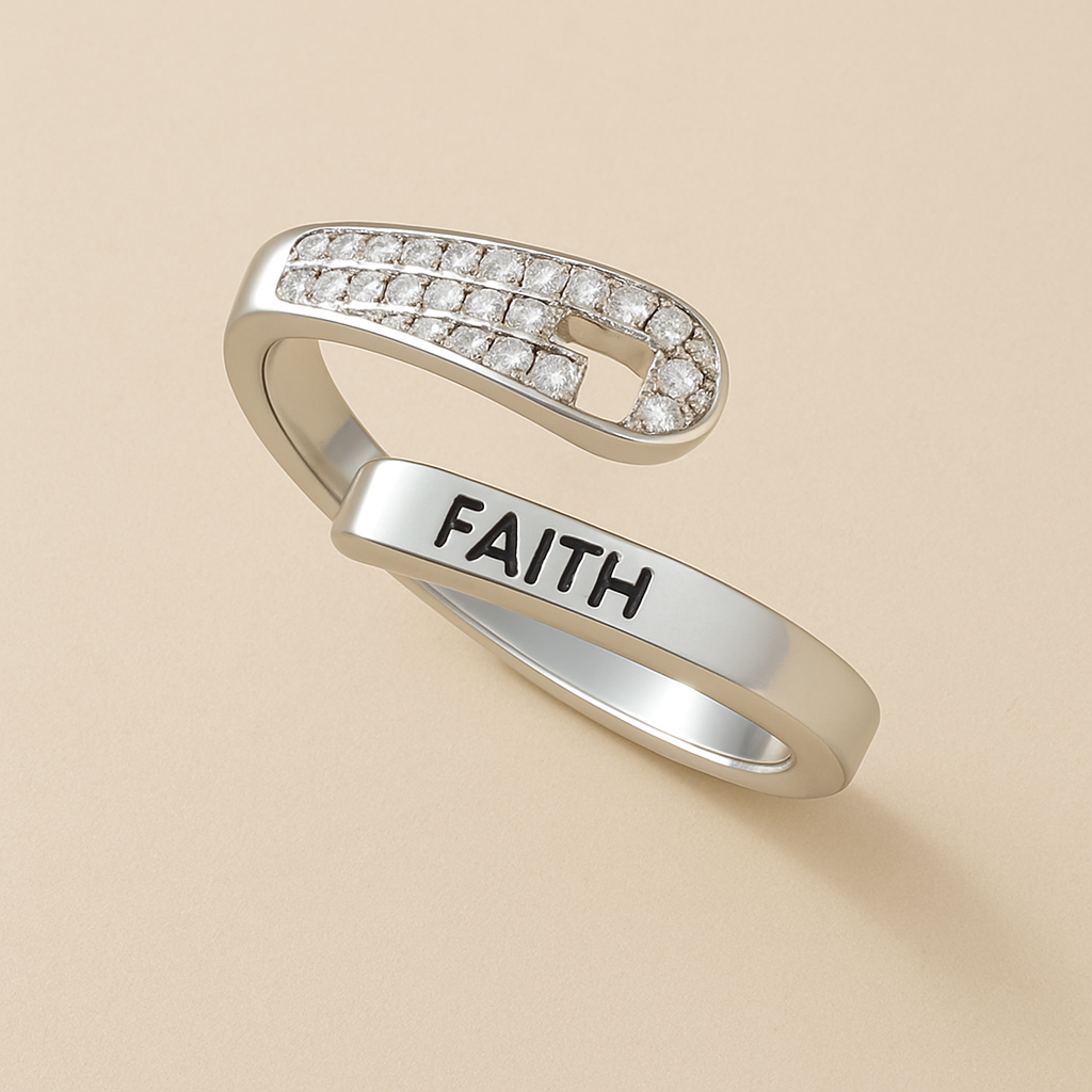 Embody Your Faith with the Sterling Silver Wrap Cross Ring
