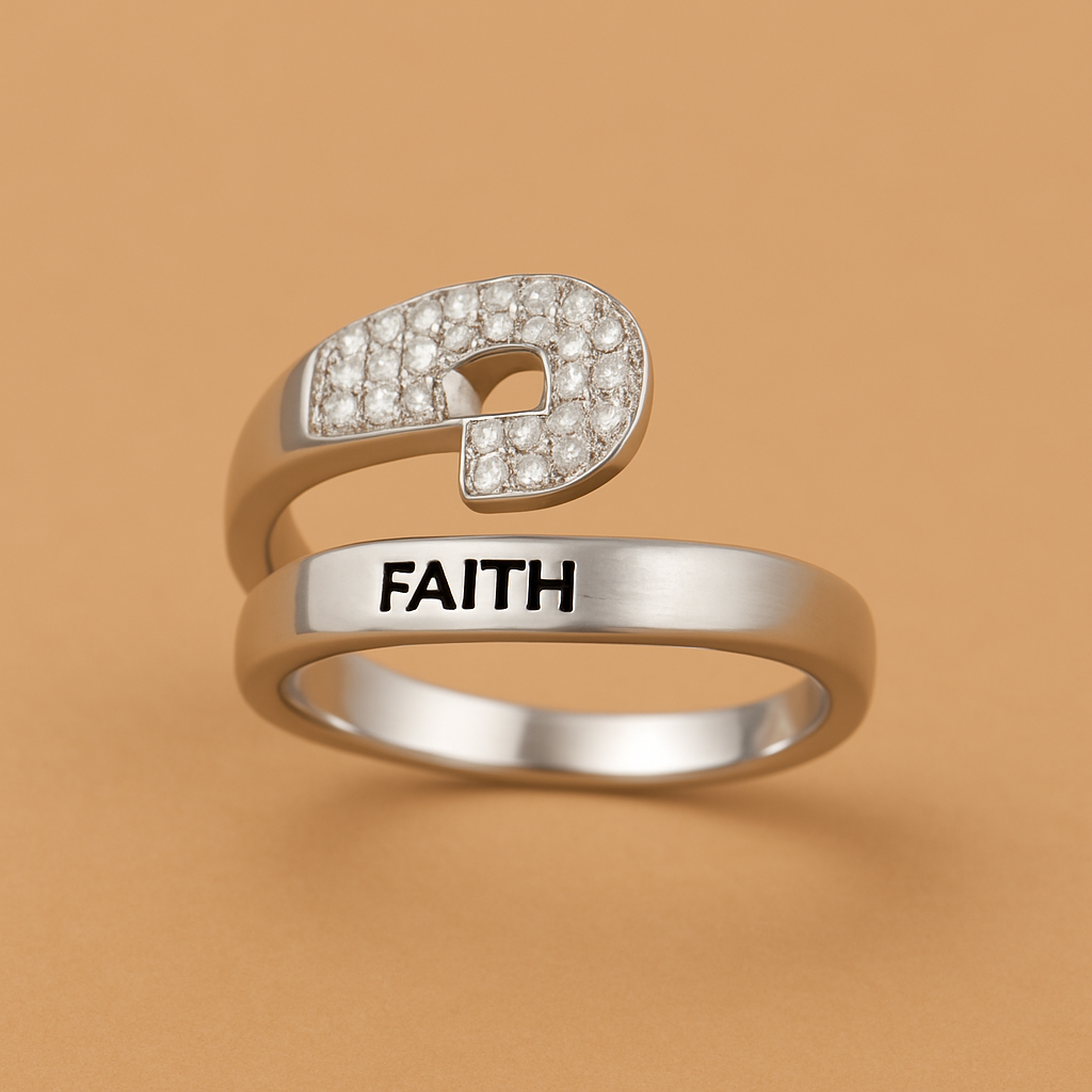 Express Faith with Elegance: The Sterling Silver Wrap Cross Ring