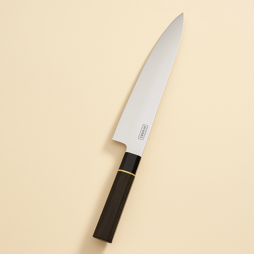 Experience Unparalleled Culinary Mastery with the VG-10 Ebony Gyuto Knife