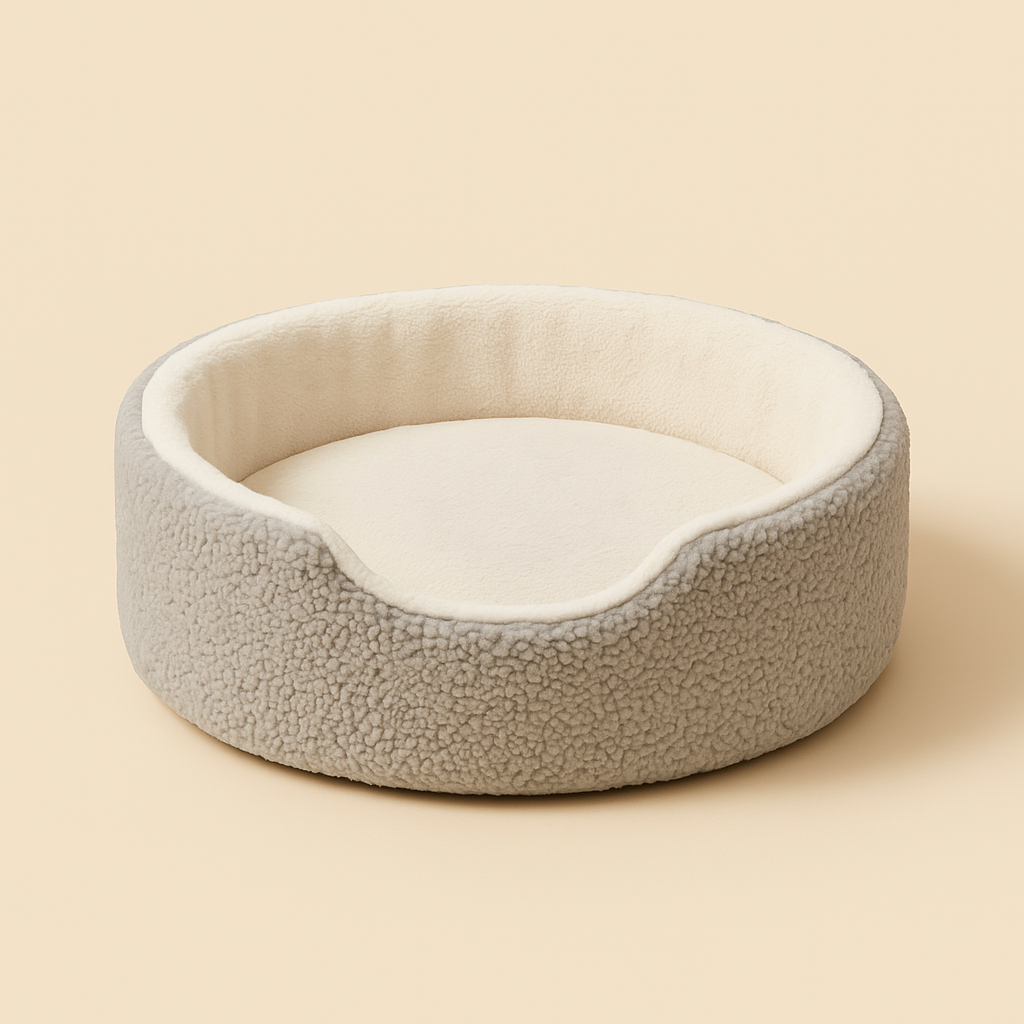 Elevate Your Pet's Comfort with the Luxe Round Pet Haven