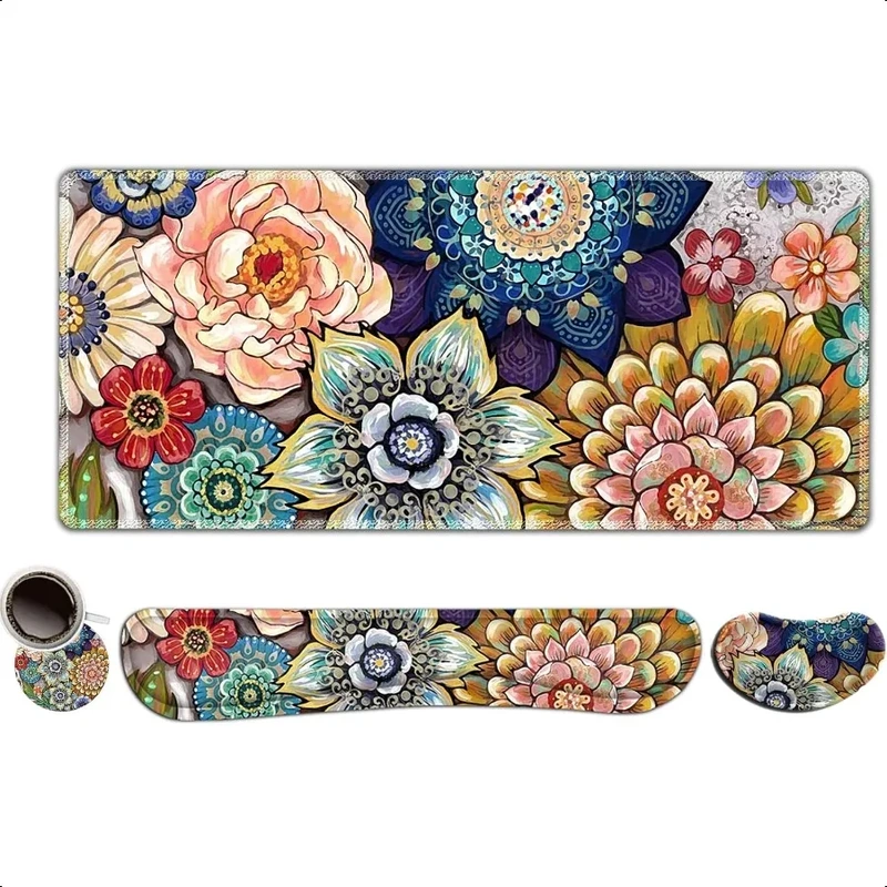 Floral Comfort Desk Set