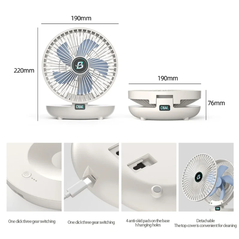 Versatile Compact Breeze Fan