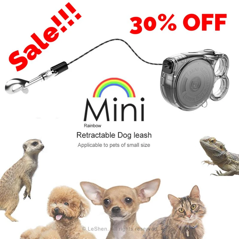 Deluxe Mini Retractable Leash - Product Image 1